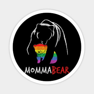 Mama Bear Hug Love Support Parent Pride LGBT Magnet